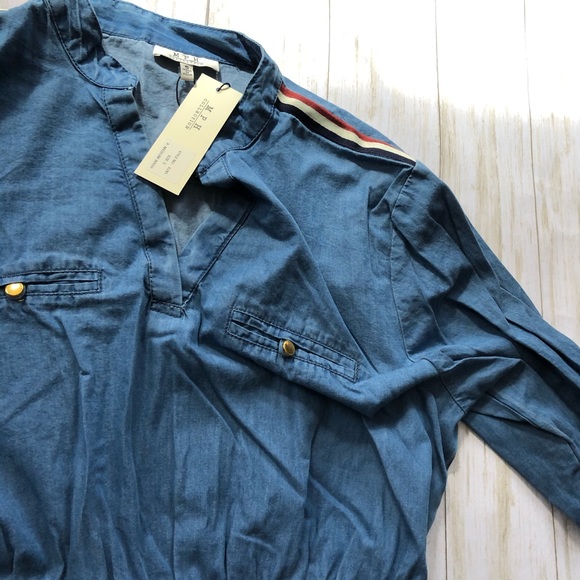 ❤️MPH Collection NWT soft denim dress - Picture 4 of 6